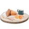 Vintiquewise Barky Natural Wood Slabs Rustic Ornament Slice Tray Table Charger - 18 Inch Dia QI003847-18 - alternate 1
